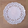 Rond crème gedetailleerd, 9 cm - Afbeelding 2