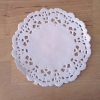 Rond crème gedetailleerd, 9 cm