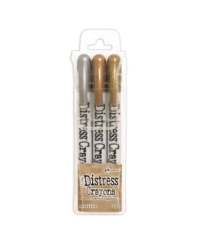Distress Crayons Ranger - Set Metallics