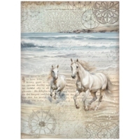 Stamperia - Rijstpapier A4 -  Paper Horse